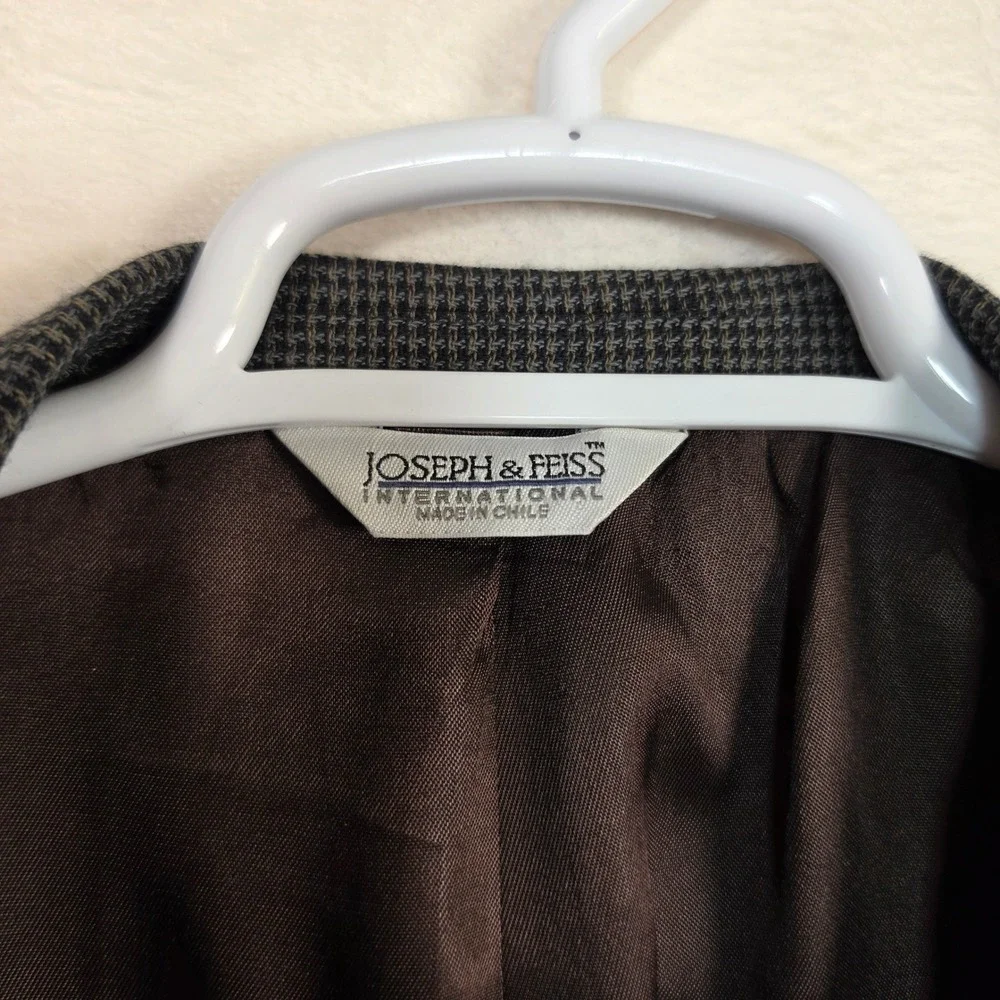 Joseph & Feiss Blazer Mens 48 Regular Gray‎ Wool Old Money